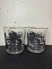 Tony's On The Pier Redondo Beach California Mai Tai Tiki Cocktail Glasses Set