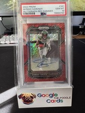 2022 Prizm Fotl Red Shimmer Ahmad Sauce Gardner PSA 10