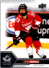 2022 UD Team Canada Women Erin Ambrose #53 Team Canada