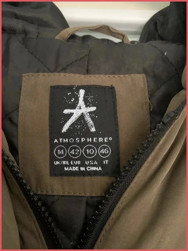 Khaki coat / atmosphere size 14 - Image 3 of 3