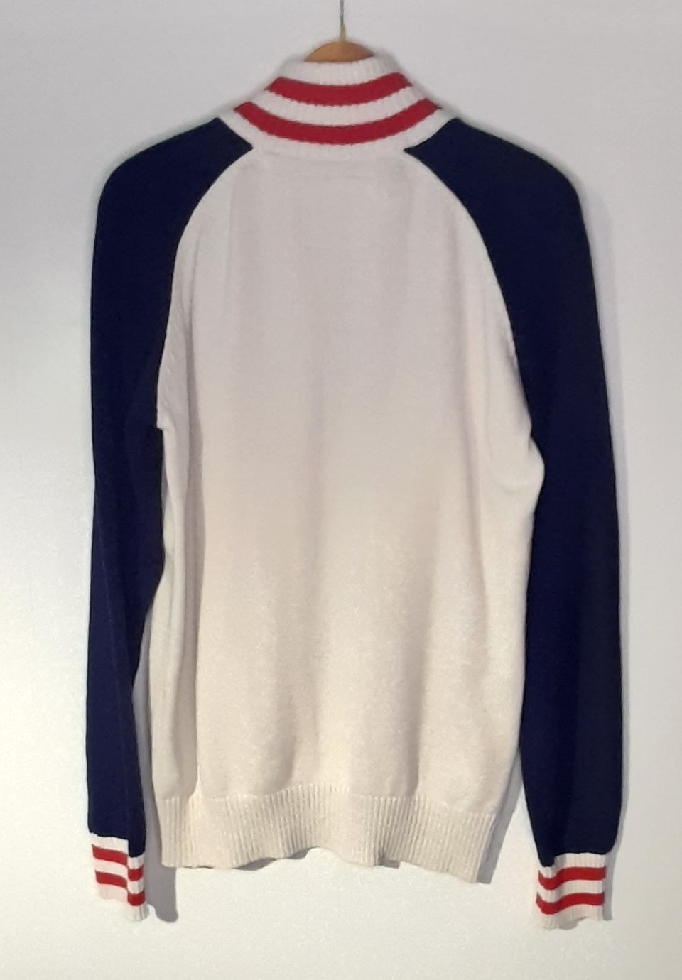 MAGLIA MEZZA ZIP FILA UOMO TG.M VINTAGE.