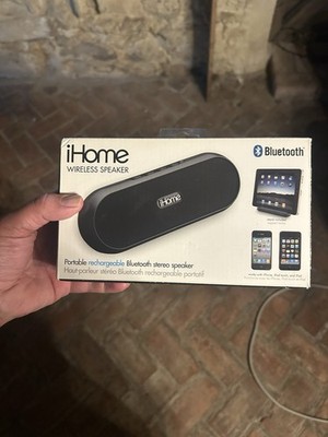 iHome iBT16GC Portable Bluetooth Wireless Speaker Rechargeable, Black