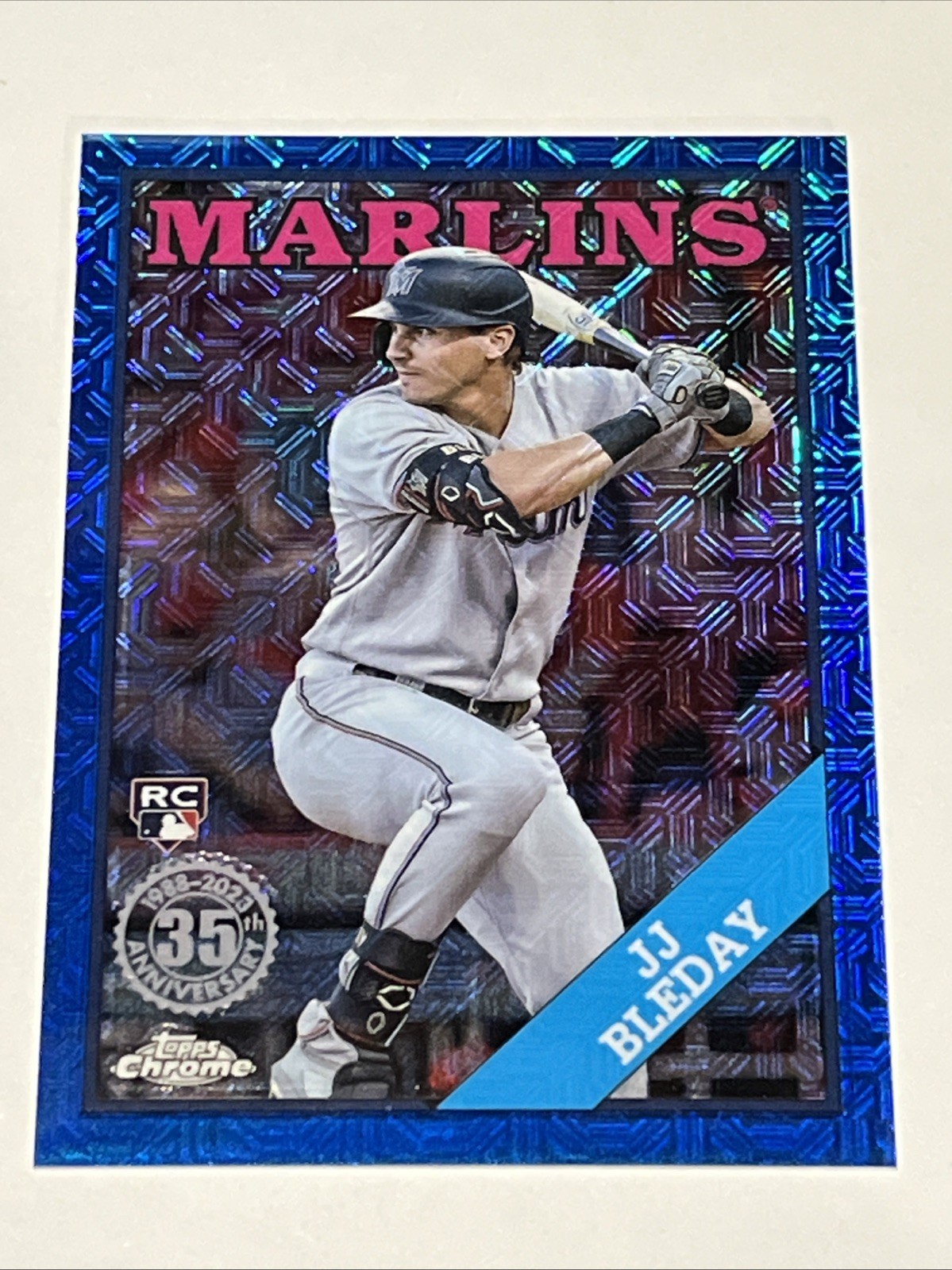 2023 Topps Chrome 1988 Silver Pack Blue Refractor JJ Bleday Rookie RC /150