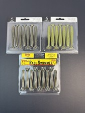 NEW SEALED 3 Pack Divine Swim baits Swimbaits 3.25”  Rage Swimmers 2.75”