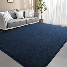 4x6 Feet Area Rugs for Living Room Bedroom,Blue Thickened Memory Foam Rug,Low...
