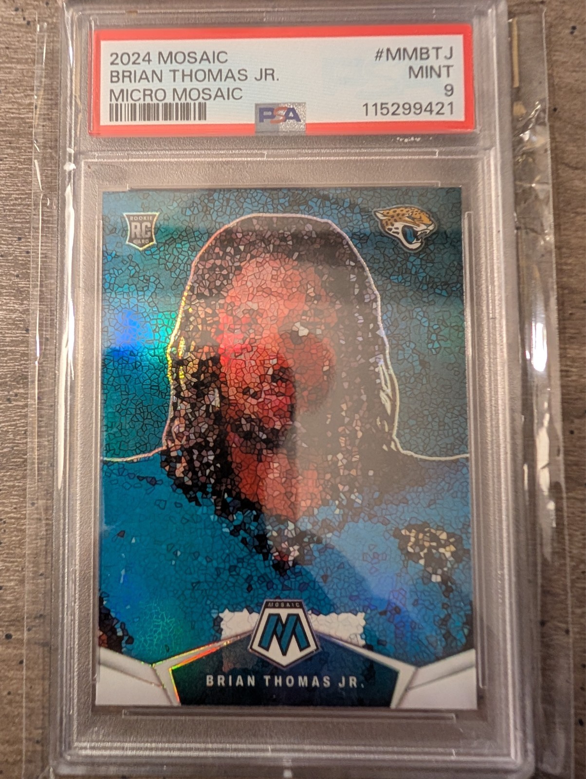 2024 Panini Mosaic Micro Mosaic Brian Thomas JR. #MMBTJ PSA 9 🔥🔥🔥