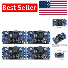 4-piece Voltage Stabilizer Module With Adjustable Settings - 2a 3a Output
