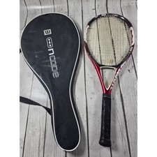 Wilson nCode n5 Tennis Racquet 110 sq in 4 3/8 Grip Red White with Case
