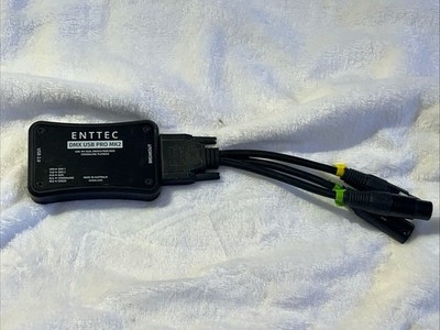   ENTTEC DMX USB PRO MK2 Dual DMX512/RDM/MIDI Interface Rare Pro Lighting Unit