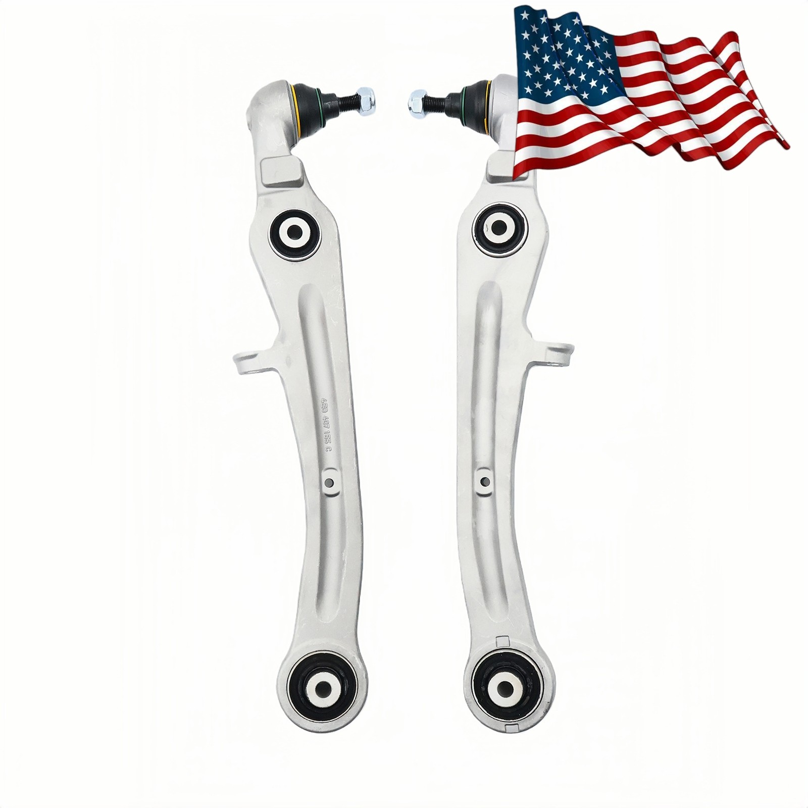 Bentley Continental GT 2004-2019 Front Upper Control arms Set P/N 3W0407510