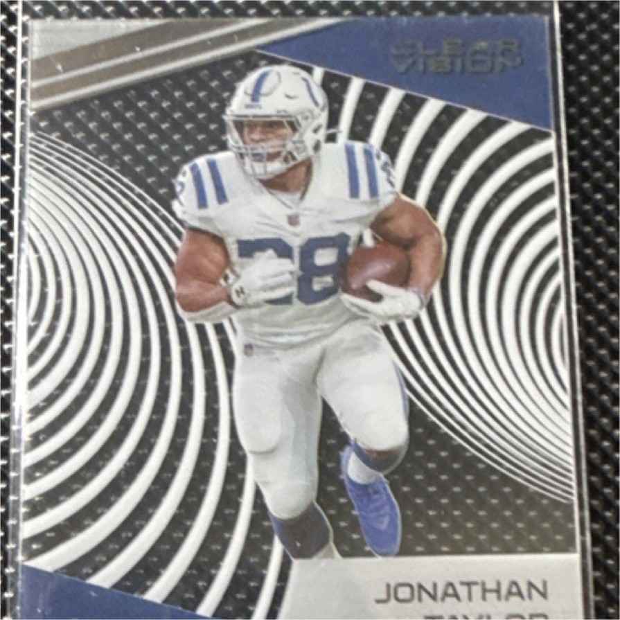 2020 Panini Chronicles Clear Vision Rookie Insert Jonathan Taylor CV-7 Colts