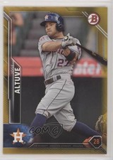 2016 Bowman Gold 43/50 Jose Altuve #39 04br