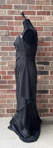 R&M Richard Women's Black Evening Dress Gown Dress Formal Dress 10 P - Picture 6 of 16