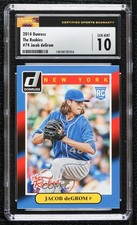 2014 Panini Donruss The Rookies Jacob deGrom #74 CSG 10 Gem Mint 1b9