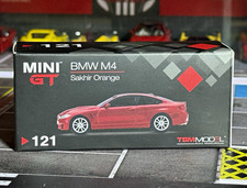 MINI GT 1:64 BMW M4 (F82) Orange TSM Model Diecast Model Car #121