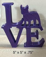 Boston Terrier  I Love Bostons  sign