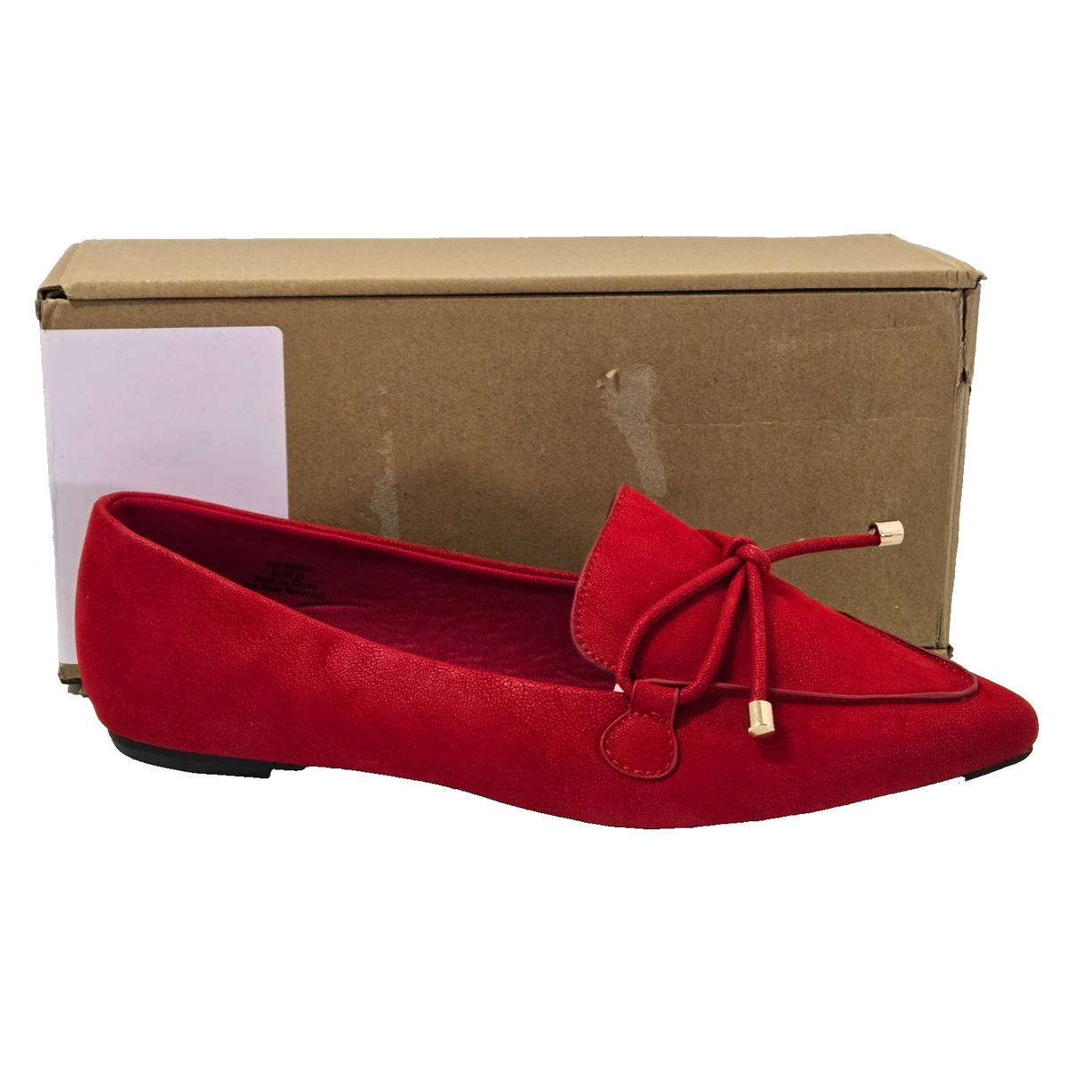 Loafers Women's Flat Dress Shoes Size 12 Journee Collection Women's  Muriel Pointed Toe Flat Loafers Shoes Red Size 12