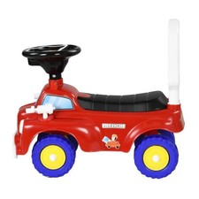 Red Toddler Fire Truck Ride-on Toy Music Horn Under-seat Storage For Kids