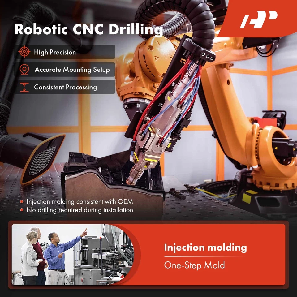 A-Premium 2x revestimiento interior guardabarros delantero para Chrysler Town & Country Dodge Ram C/V Foto 4 de 4