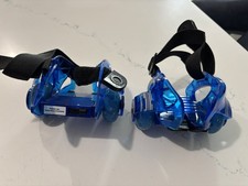 Razor Jetts DLX Heel Wheels Blue Adjustable Strap Skates