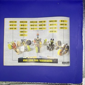 Lego Technic Robo Riders Lava 8510 With Canister And Instructions