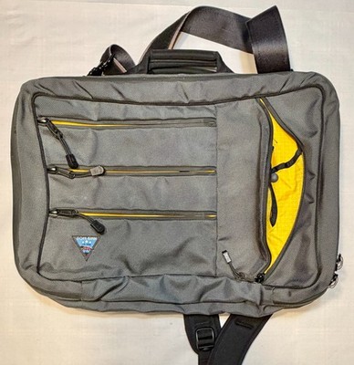 TOM BIHN Tri-Star Travel Bag / Briefcase (Ballistic Nylon, Yellow Interior)
