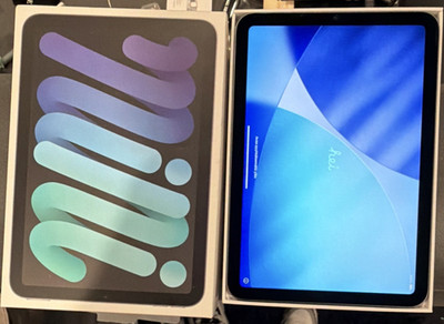 Apple iPad mini 8.3in Wi Fi 256GB Gray Tablet Open Box with Box (Generation 6)