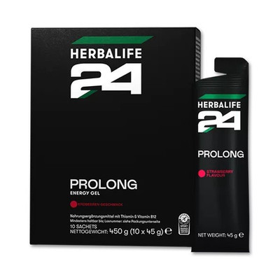 Herbalife 24 Prolong Energiegel Erdbeere 10 Beutel 450 g Ausdauertraining