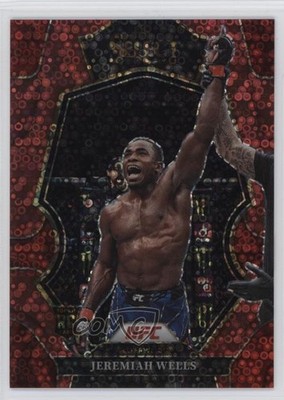 2023 Panini Select UFC H2 Red Disco Prizm 24/99 Jeremiah Wells Rookie RC 1t4t
