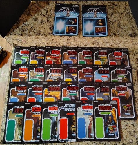 LOT of 29 Hasbro Back STAR WARS Vintage Collection NICE Card Backs