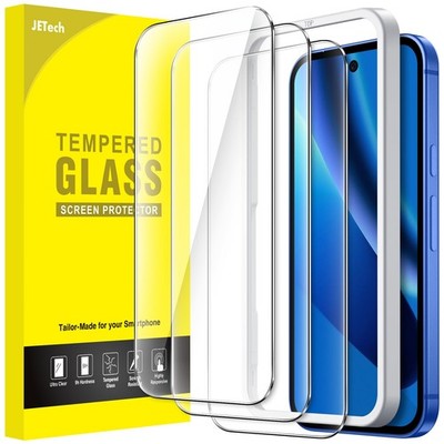 JETech Screen Protector for Google Pixel 10a, Easy Installation Tool, 3-Pack