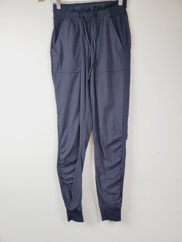 Lululemon 2 Womens Beyond The Dance Studio Pants Black Jogger Ruched - Afbeelding 13 van 13