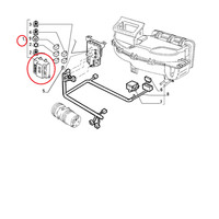 Elektronische Steuereinheit Klimaanlage Fiat Tempra Original 46415624