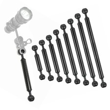 Dual Ball Buoyancy Rod for Action Cameras and Photographic Accessories