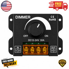 DC 12v 24v 30A Led Switch Dimmer Controller For Led Strip Light Single Colour