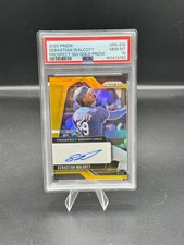 Sebastian Walcott True Gold Auto PSA 10 - 2024 Panini Gold Prizms Auto #/10