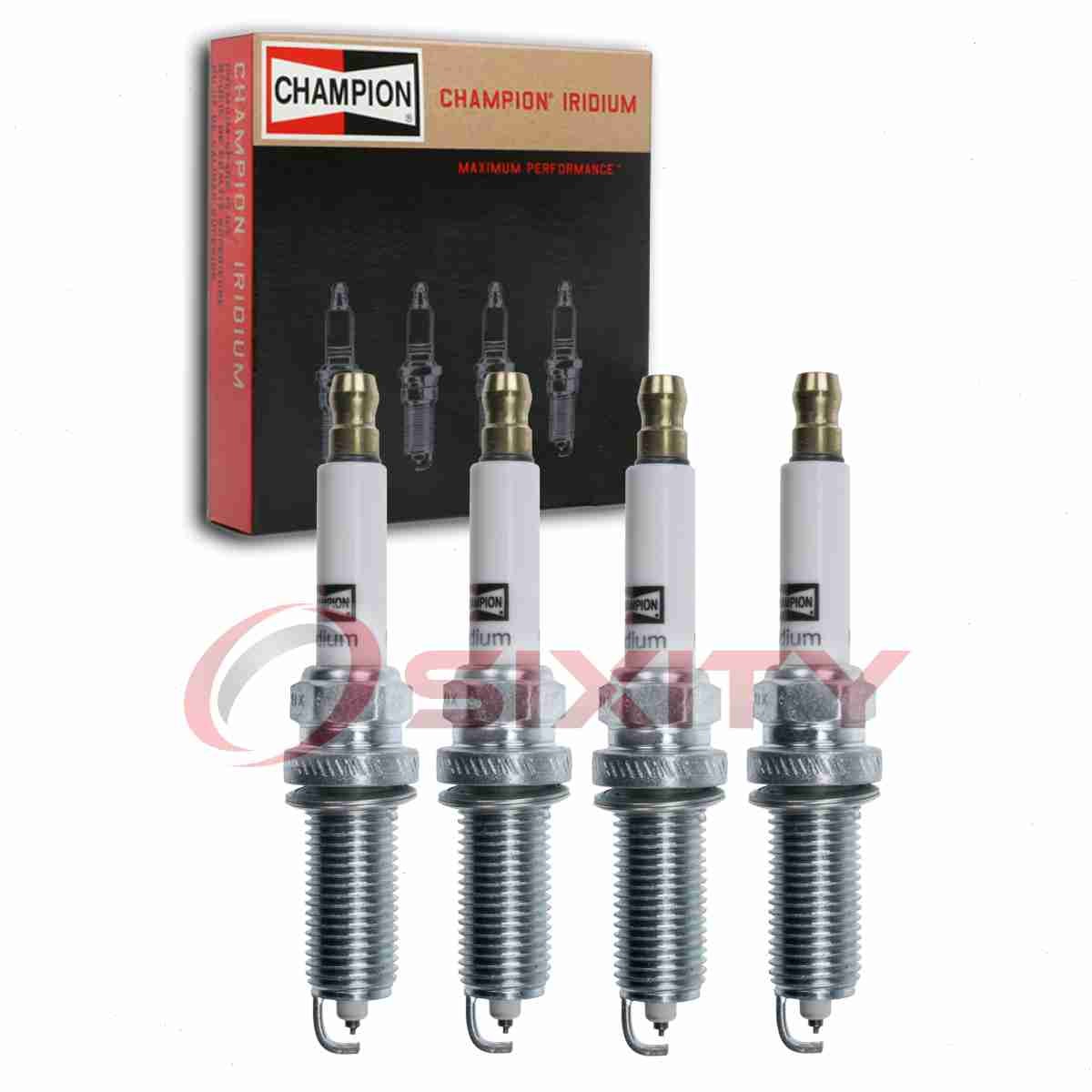 4 pc Champion Iridium Spark Plugs for 2019-2020 Toyota Avalon 2.5L L4 uy