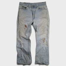 Vintage 1970s Levi's Orange Tabs Model 517 Distressed Jeans 32x27