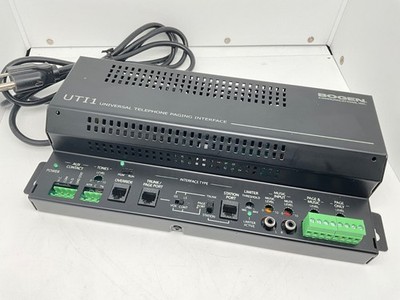 Bogen UTI1 Universal Telephone Paging Zone Systems Interface