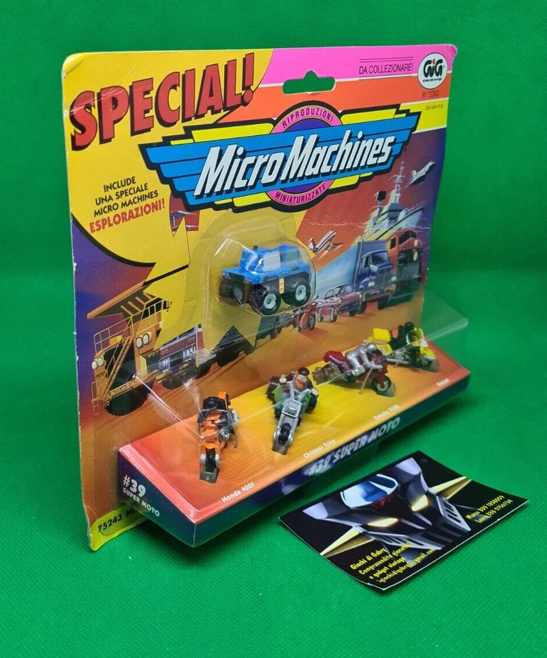 Gig Galoob 75243 - Micro Machines - #39 - Super Moto - Vintage 1997 - New - Image 2 of 4
