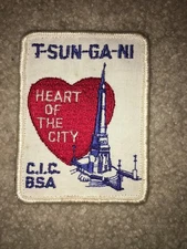 Boy Scout Crossroads America Indiana T-Sun-Ga-Ni T3 District DP CP Council Patch