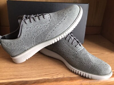 Mens Cole Haan Zerogrand Oxford Shoes Sz 12 Used Gray Nubuck C36944 1.jpg main image 4