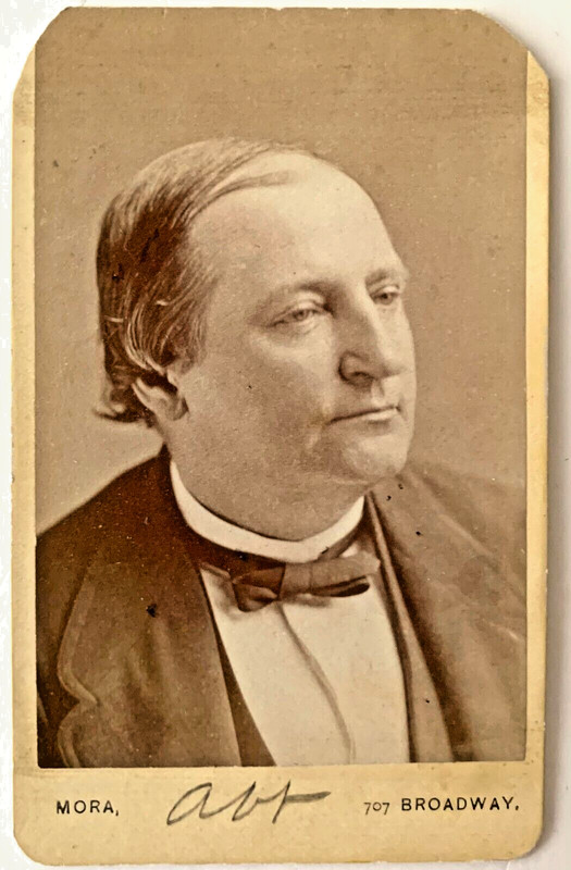 FRANZ WILHELM ABT  -GERMAN COMPOSER CONDUCTOR -  ANTIQUE 19TH C. CDV PHOTOGRAPH