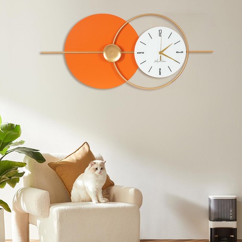 Orologio da parete 80*35 cm moderno orologio da parete decorazione artistica orologio - Foto 3 di 13