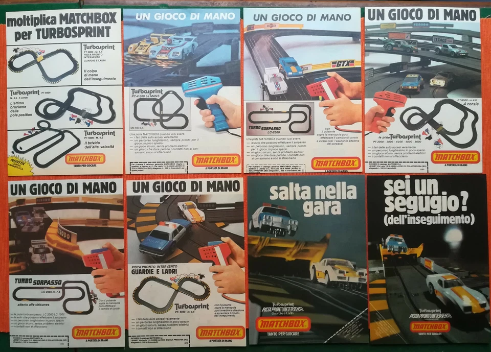19 PUBBLICITA' CARTACEE ORIGINALI ADVERTISING WERBUNG "MATCHBOX"" anni 70/80 - Immagine 2 di 3