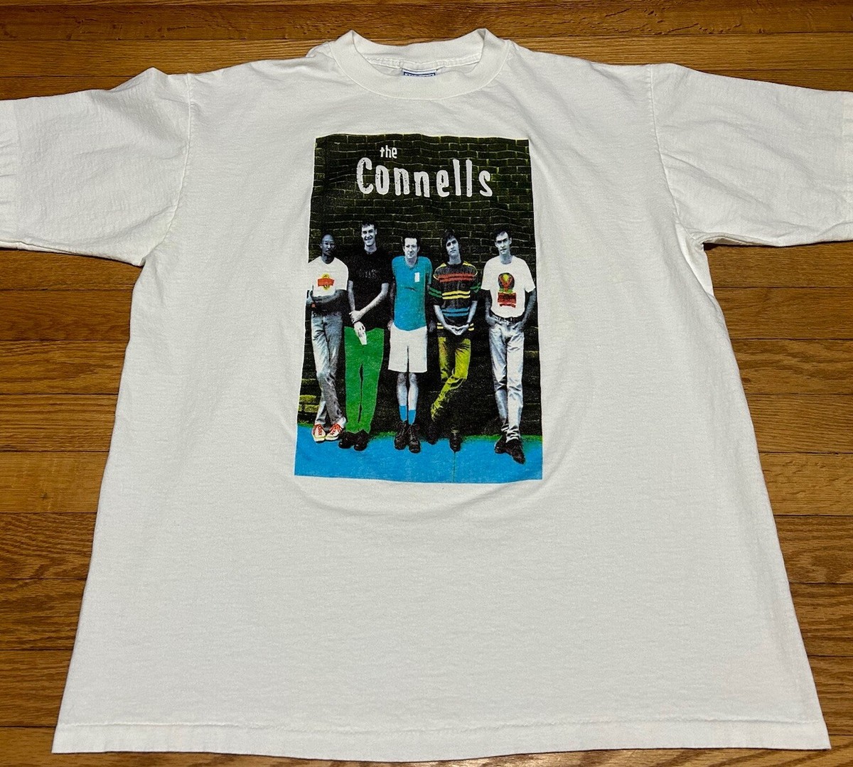 Vtg 90s The Connells Rock Band Photo Single Stitch T-Shirt Vtg 90s The Connells Rock Band Photo Single Stitch T-Shirt