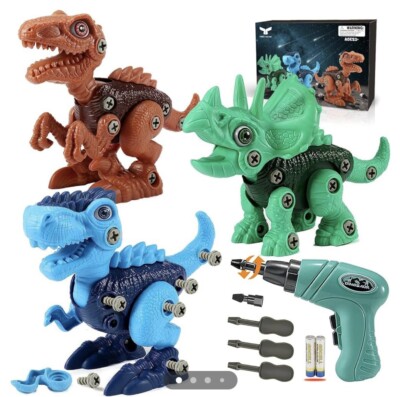 FREE TO FLY DIY TAKE APART DINOSAUR TOYS INTERACTIVE TODDLER STEM LEARNING-NEW