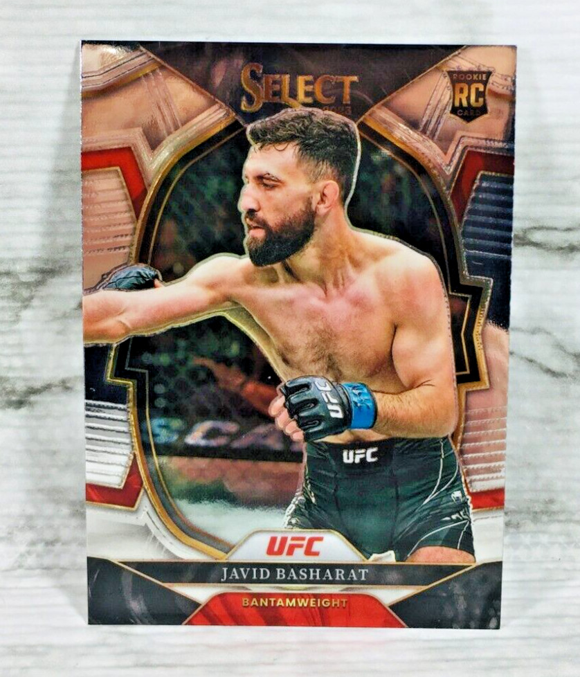 2023 PANINI SELECT UFC #26 "JAVID BASHARAT" CONCOURSE RC ROOKIE CARD!