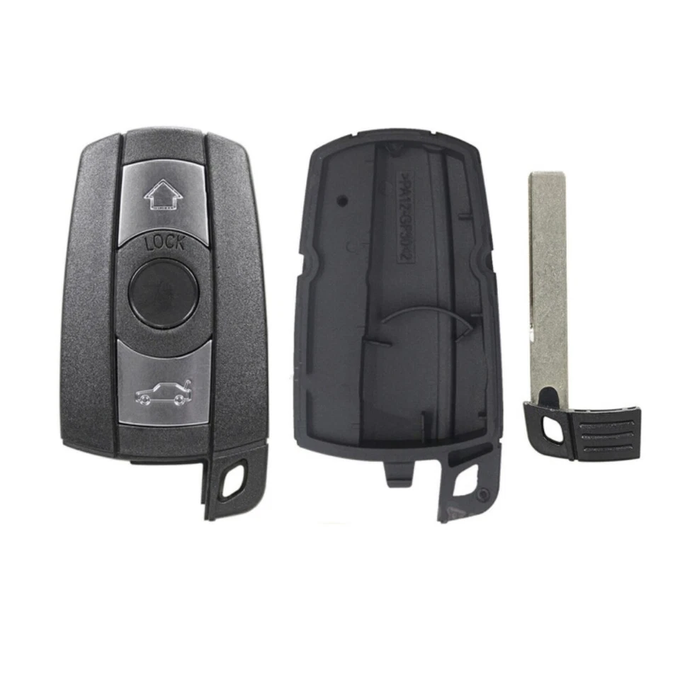 3 Button Key Fob Case For BMW 1 3 5 6 Series X1 X5 X6 Z4 E82 E84 E87 E88 E89 E71 - Image 3 of 4