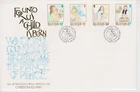 Unaddressed Isle of Man FDC First Day Cover 1989 Christmas